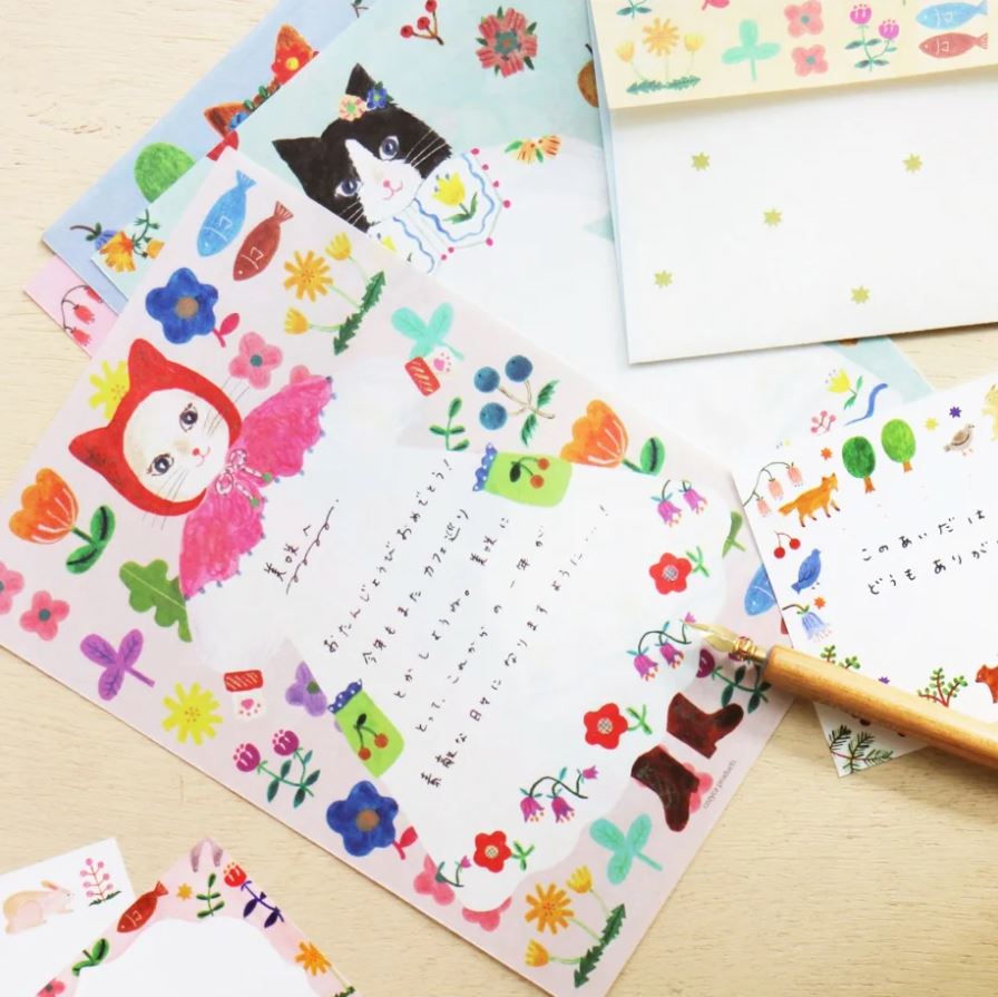 (RESTOCKED) Aiko Fukawa Cat and Onepiece | Envelope