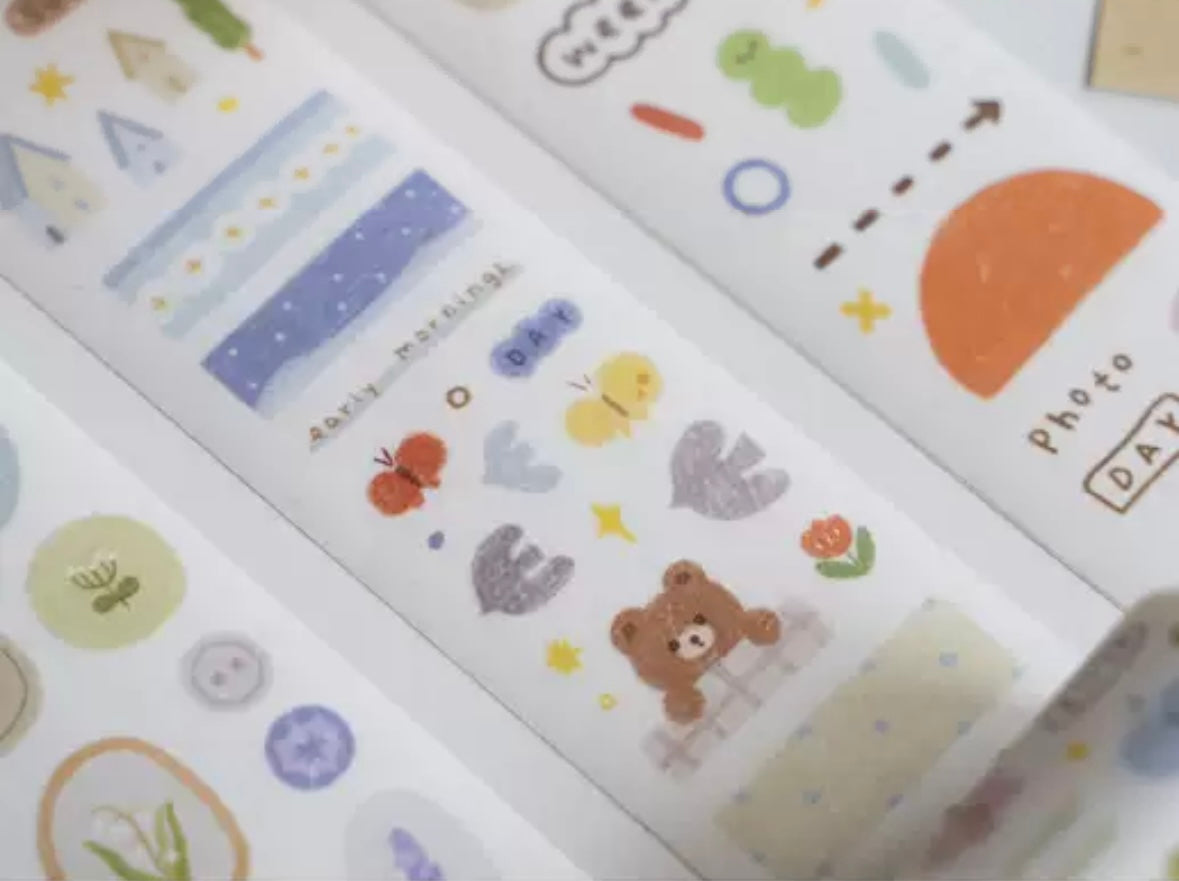 (NEW) Forest | Kiss Cut PET Tape Stickers