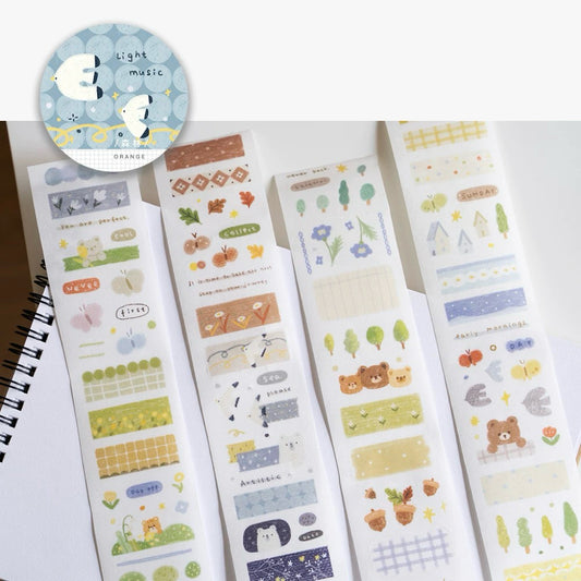 (NEW) Forest | Kiss Cut PET Tape Stickers