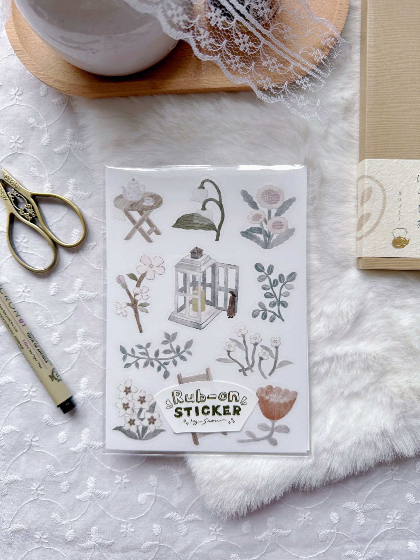 Ivy Snow - The Afternoon's Garden | Transfer Stickers (set of 2)