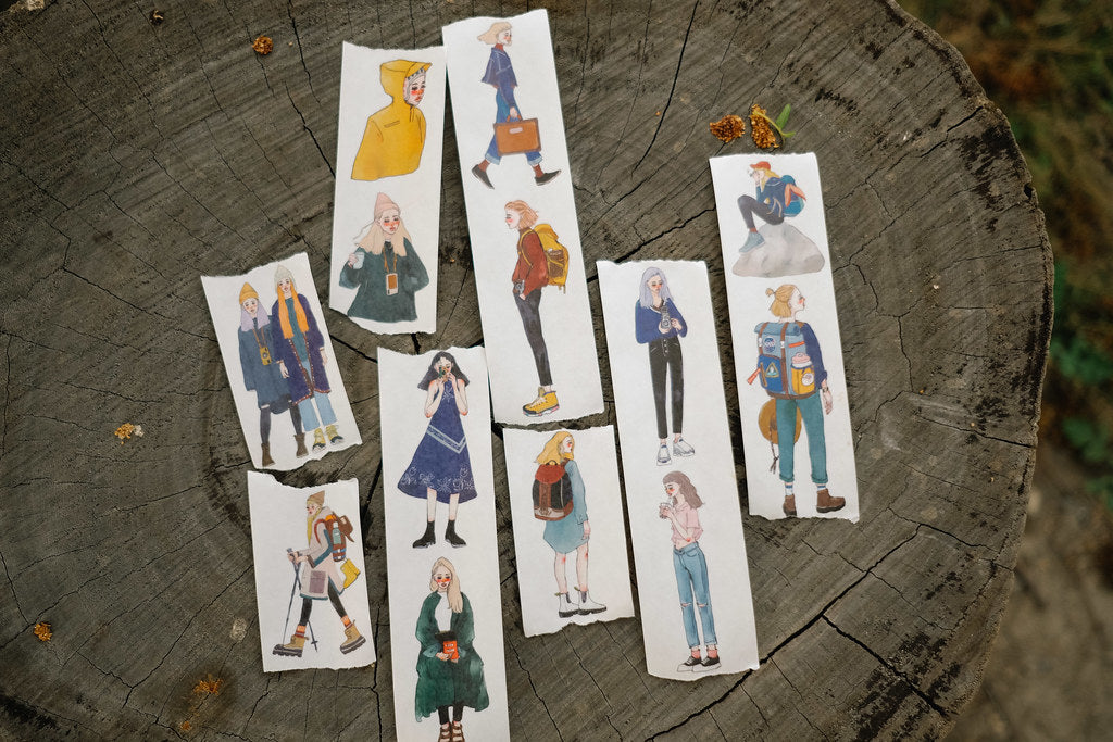 Bon Voyage | Paper Tape Stickers