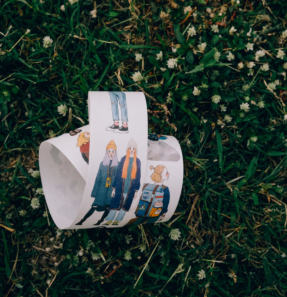 Bon Voyage | Paper Tape Stickers