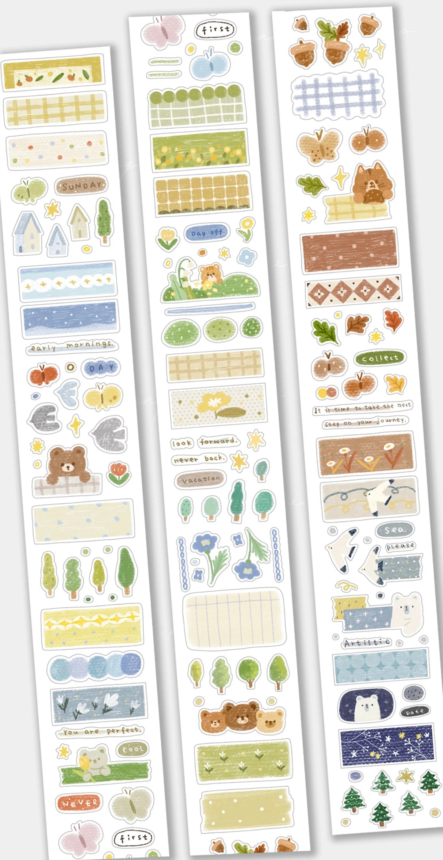(NEW) Forest | Kiss Cut PET Tape Stickers