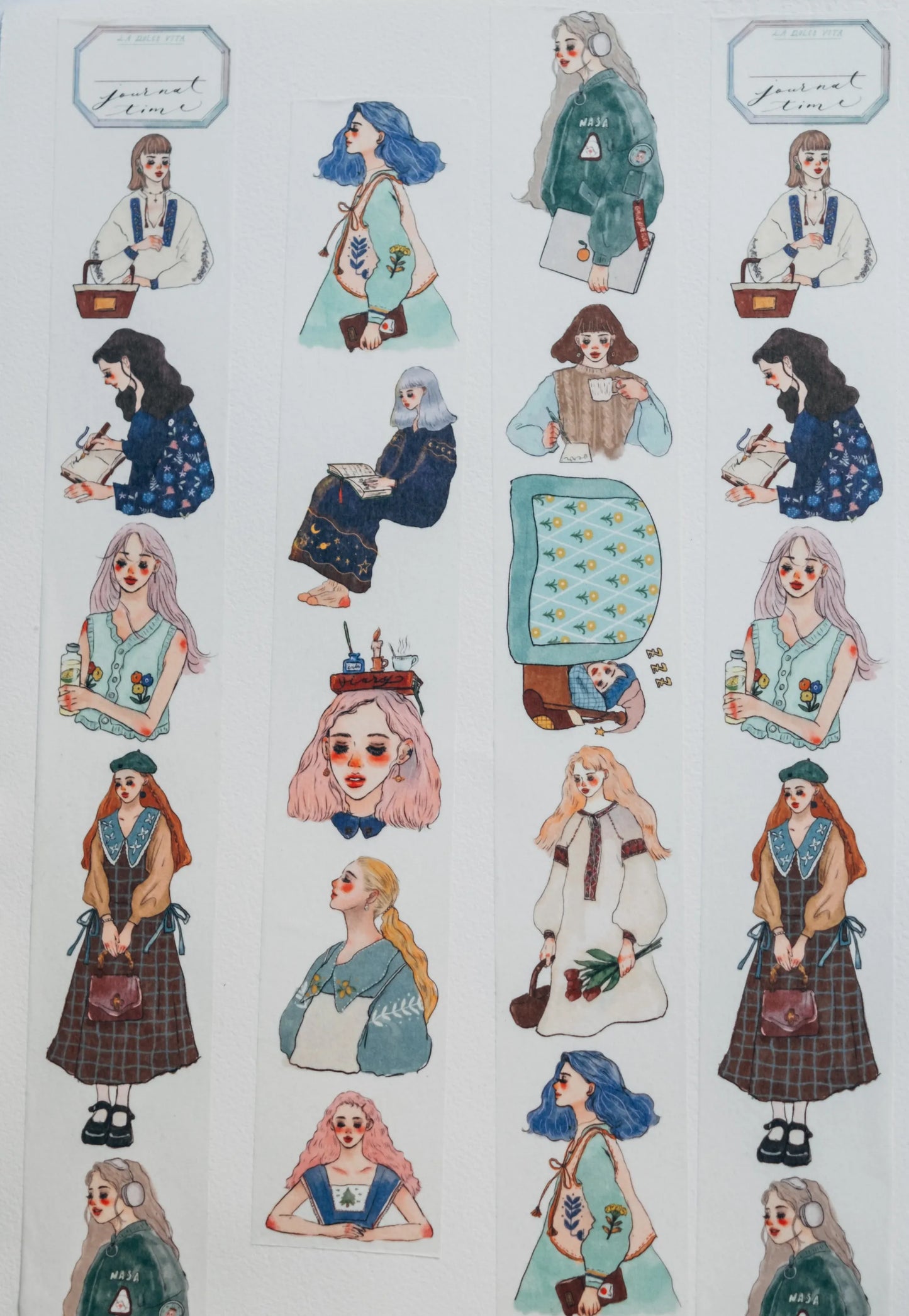 Collage Time | Paper Tape Stickers