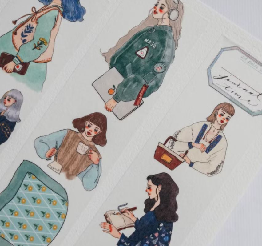Collage Time | Paper Tape Stickers