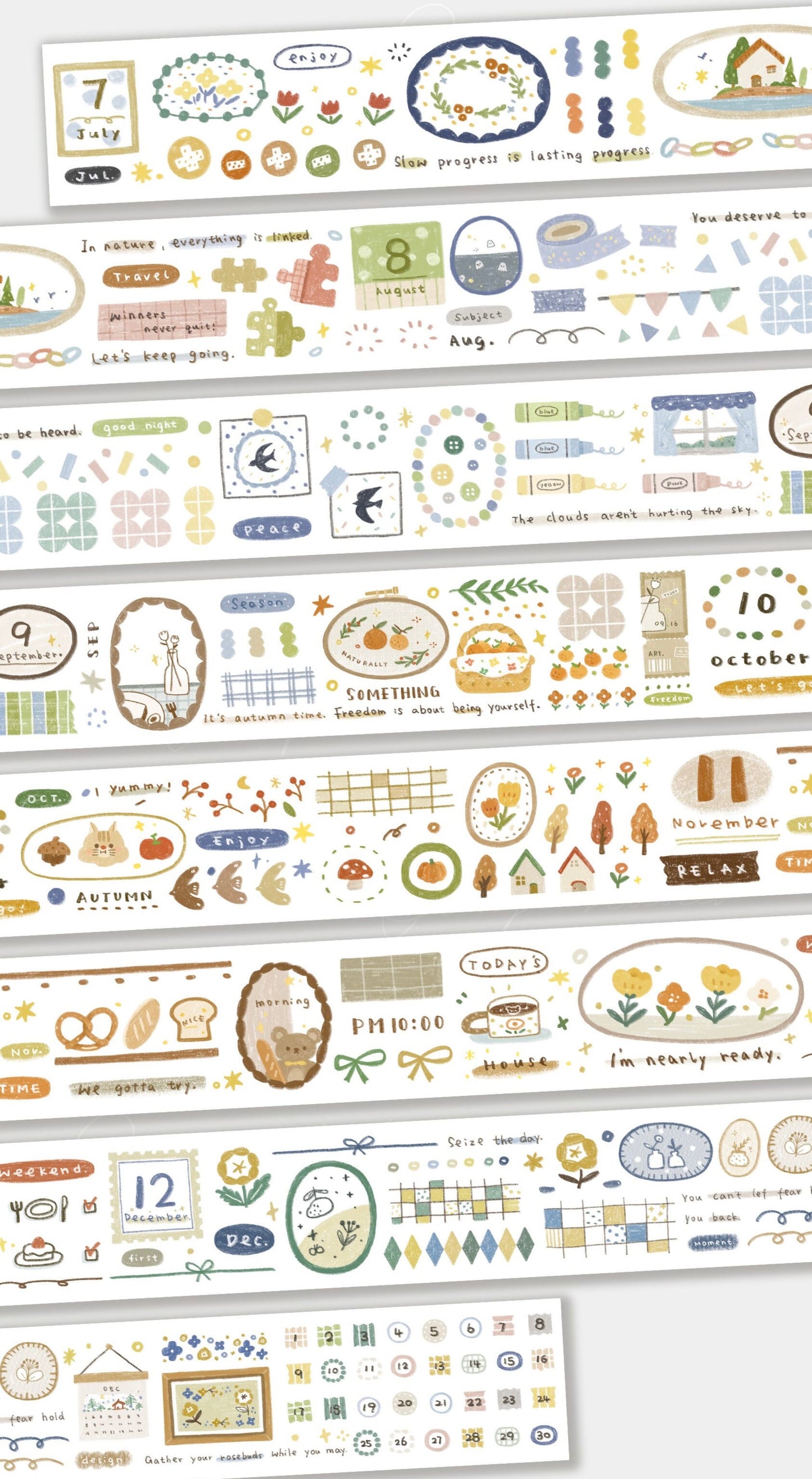 (NEW) Twilight | Washi Tape Stickers