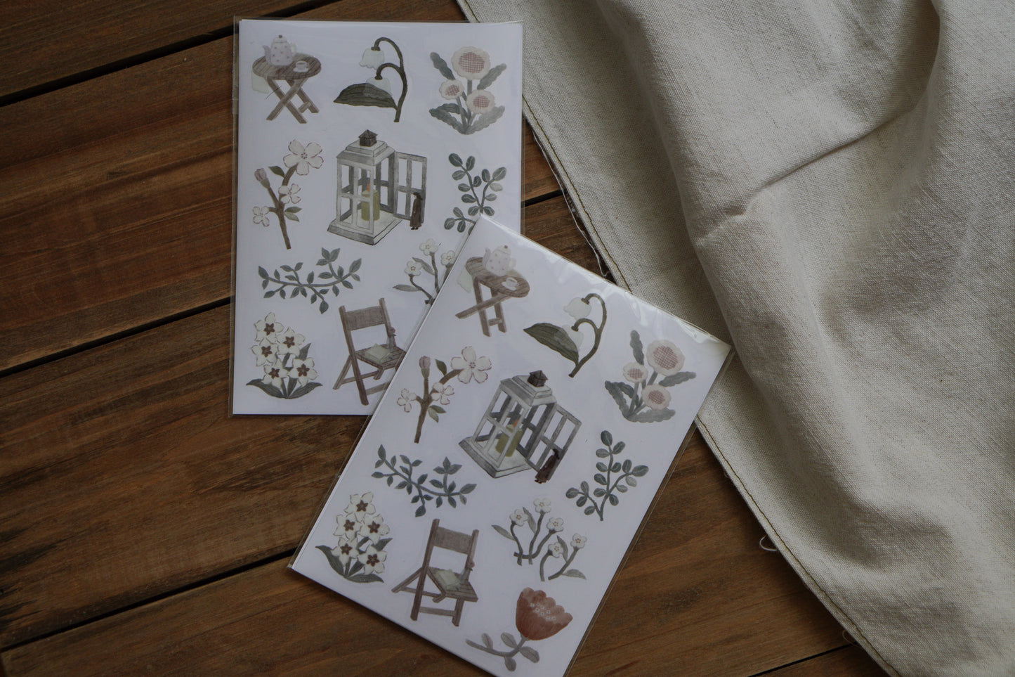 Ivy Snow - The Afternoon's Garden | Transfer Stickers (set of 2)