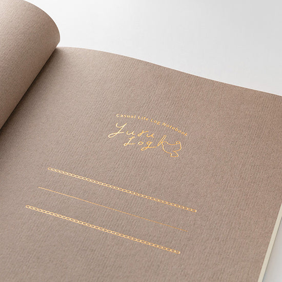 (NEW) Midori Yuru Log Notebook B6 - Nordic - Dot Grid