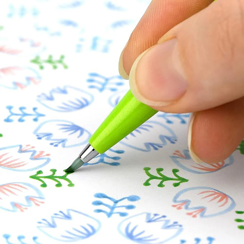 (NEW) Pentel Fude Touch Brush Sign Pen (14 colors)