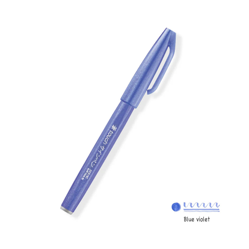 (NEW) Pentel Fude Touch Brush Sign Pen (14 colors)