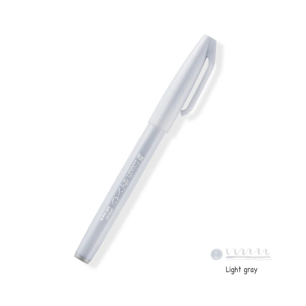 (NEW) Pentel Fude Touch Brush Sign Pen (14 colors)