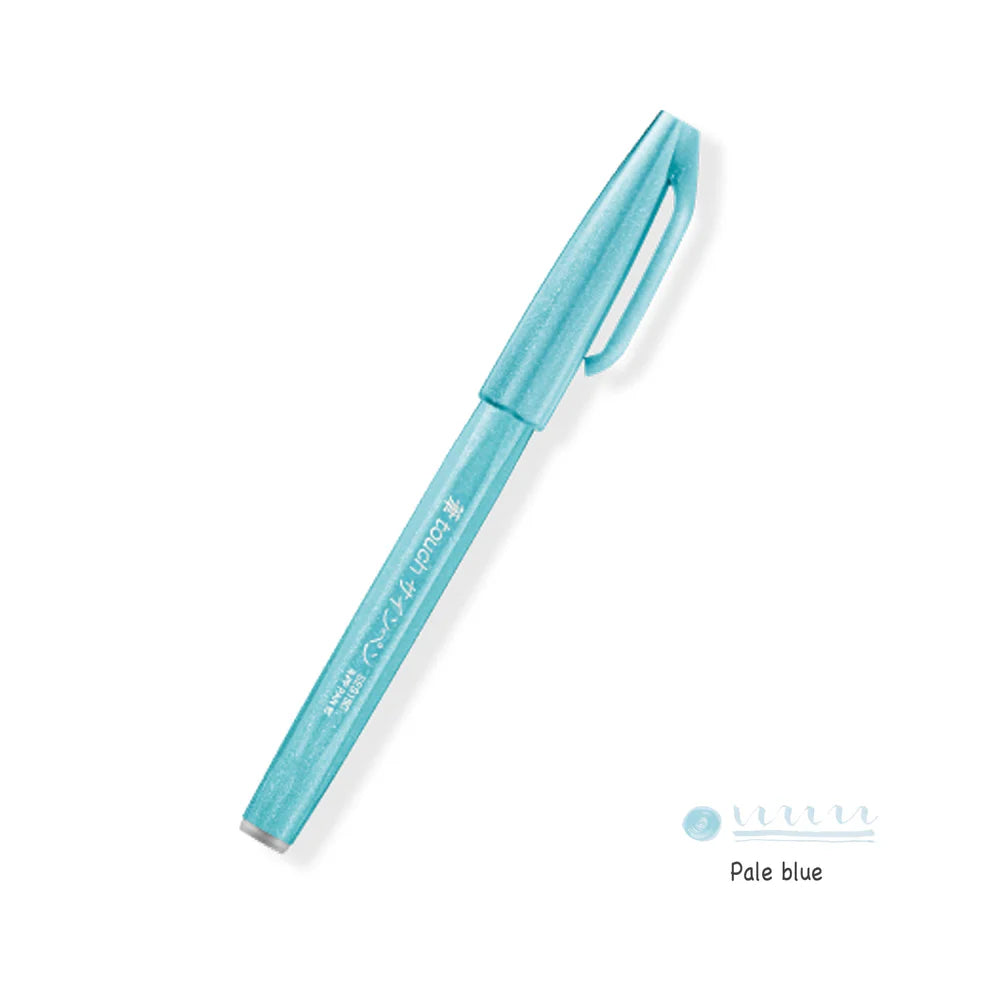 (NEW) Pentel Fude Touch Brush Sign Pen (14 colors)