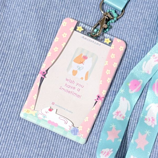 Smiletime Cute Lanyard and Card Holder Set | 5 designs