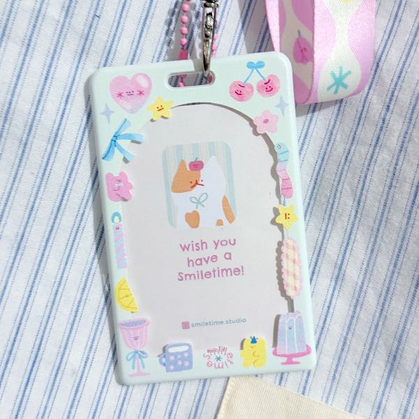 Smiletime Cute Lanyard and Card Holder Set | 5 designs