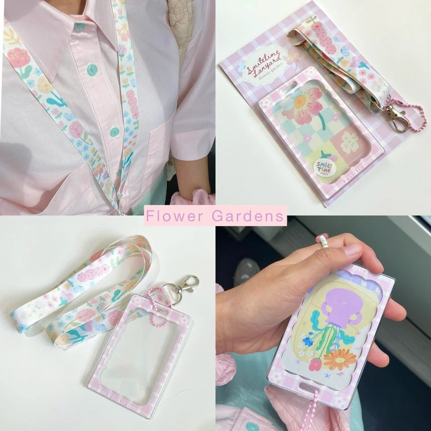 Smiletime Cute Lanyard and Card Holder Set | 5 designs