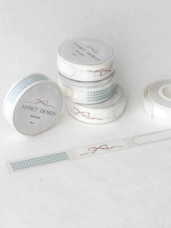 (NEW) Nyret Tape H - Message | Washi Tape