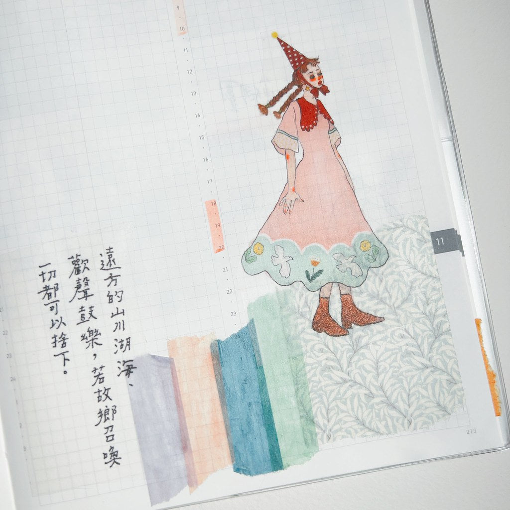 The song of hundred blooms | Paper Tape