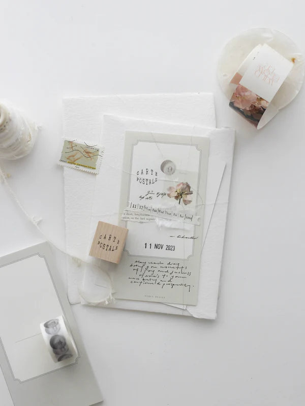 (NEW) Nyret Vol 9 Postcard Series - Joy | Rubber Stamp
