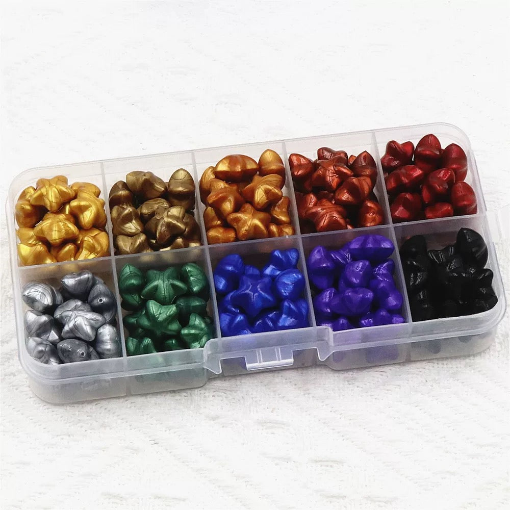 [NEW] Metallic Luxe Wax Seal Beads (with box) - 10 colors