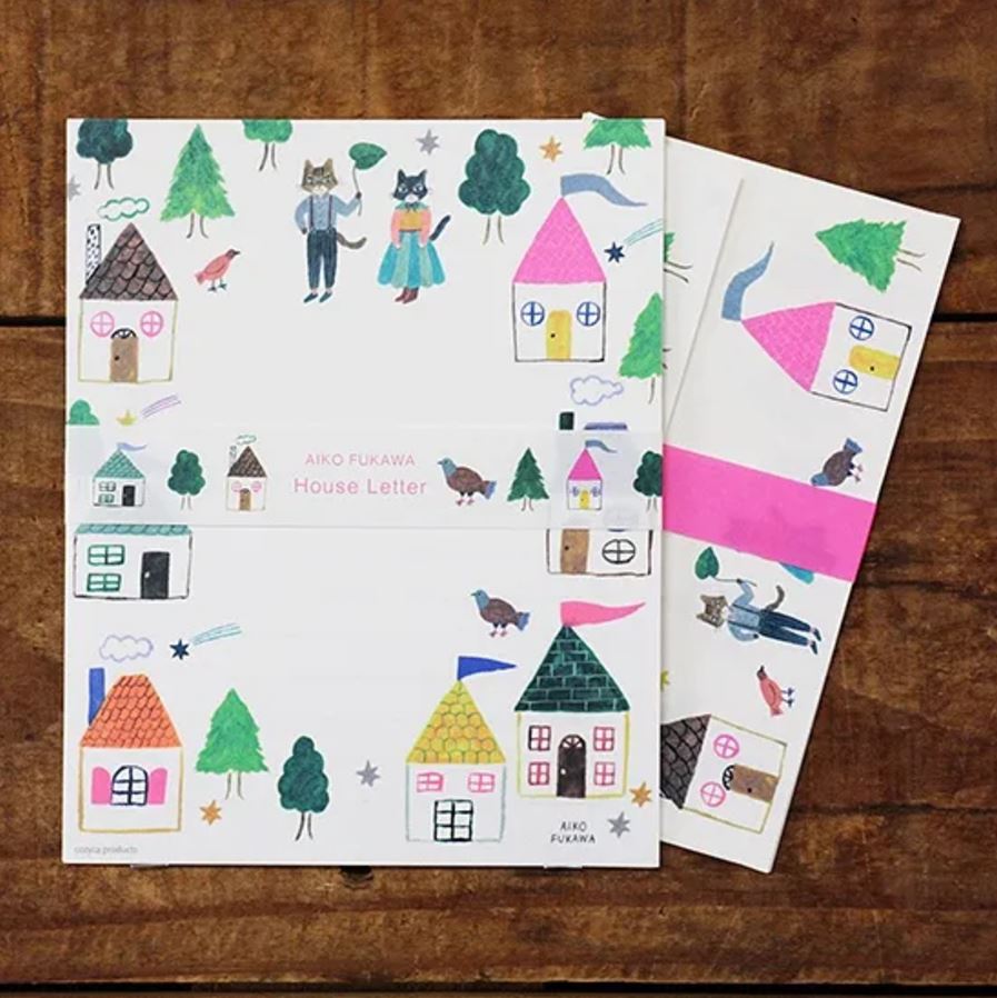 Aiko Fukawa House | Letter Set (12 sheets & 4 envelopes)