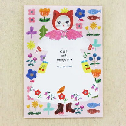 Aiko Fukawa Cat and Onepiece | A5 Letter Paper