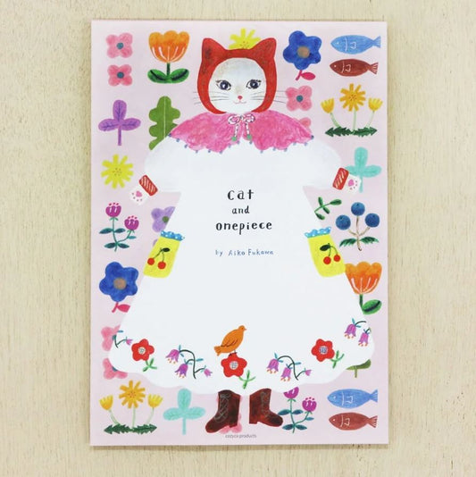 Aiko Fukawa Cat and Onepiece | A5 Letter Paper