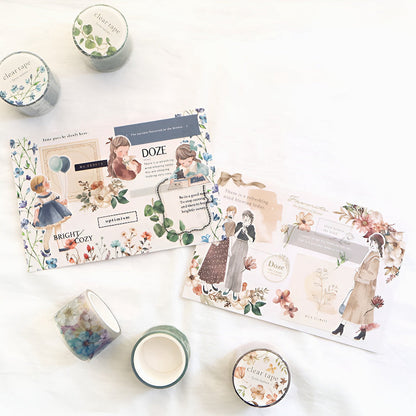 (NEW) Mind Wave Flower Clear Tape | PET Tape