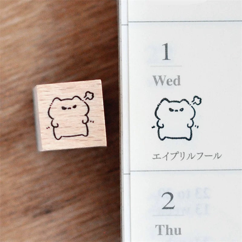 [NEW] Mini Cat Series | Mini Wooden Rubber Stamp (10 designs)