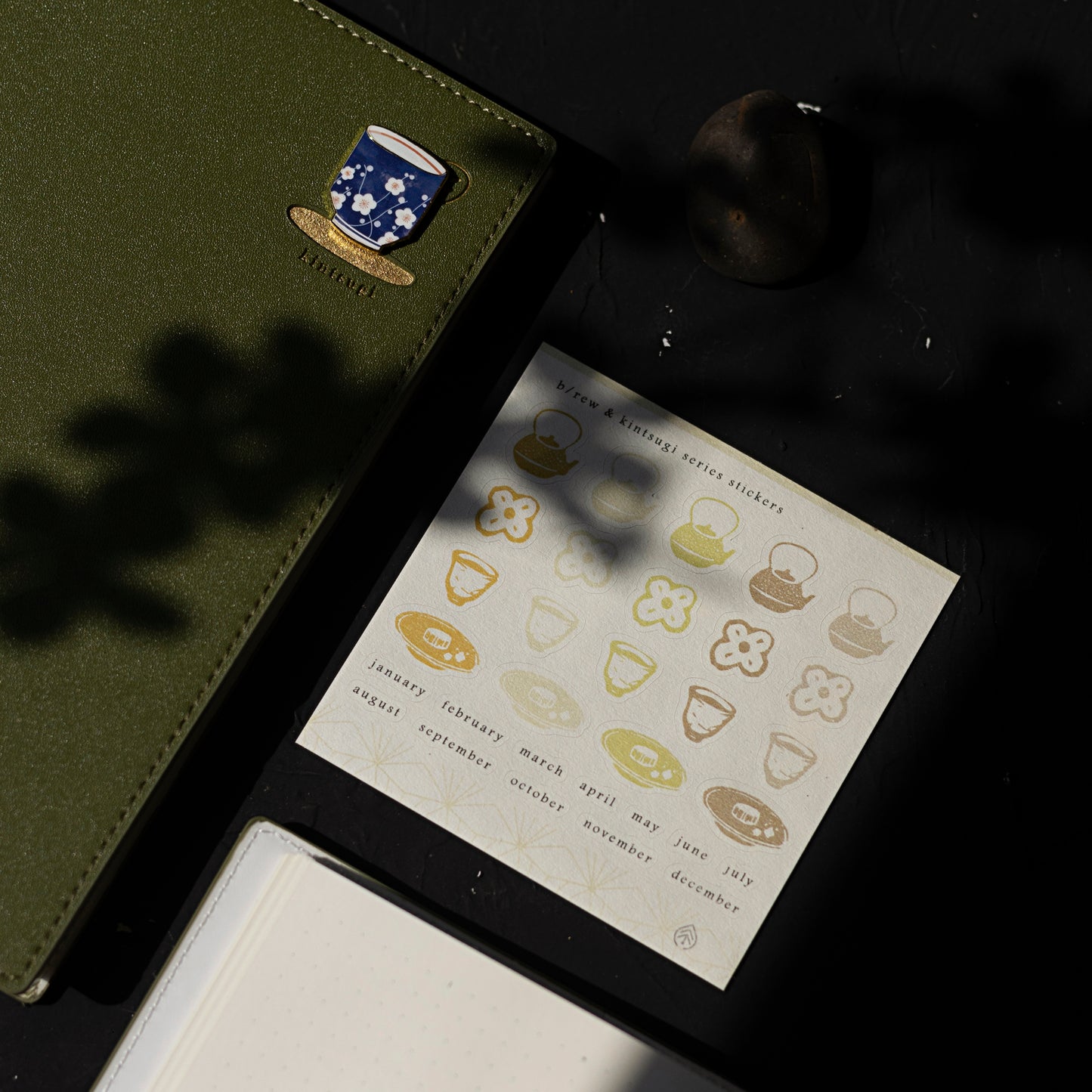 Kintsugi | Premium A5 Notebook with Hidden Magnet (4 color)