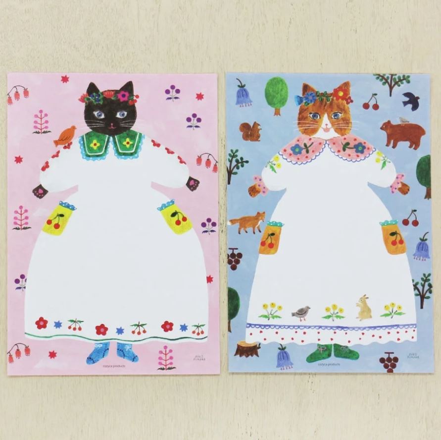 Aiko Fukawa Cat and Onepiece | A5 Letter Paper