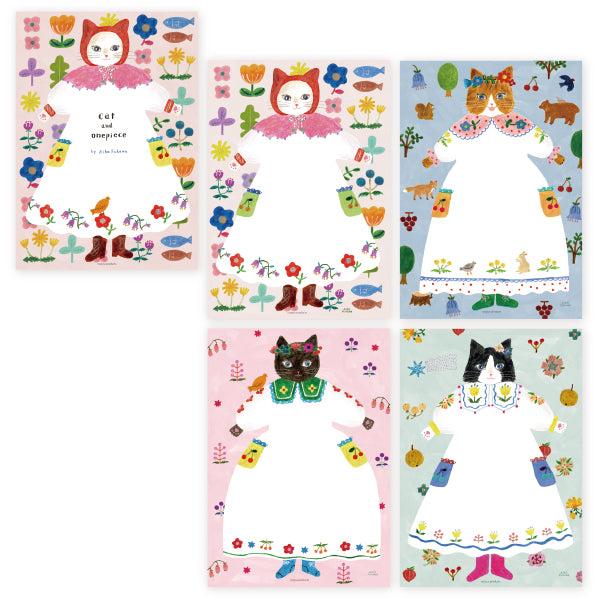 Aiko Fukawa Cat and Onepiece | A5 Letter Paper