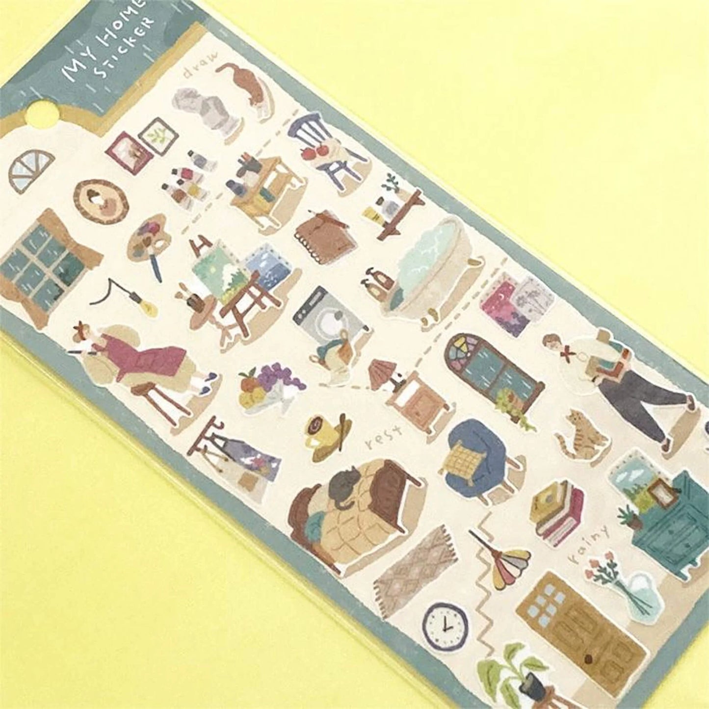 (NEW) My home sticker - Art time | Sticker Sheet