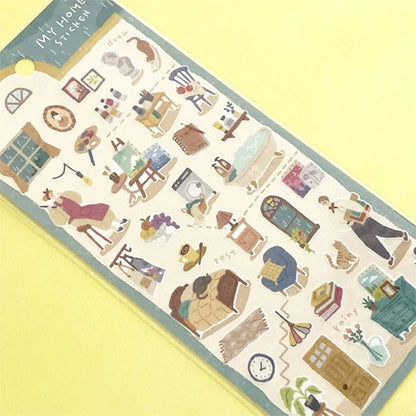 (NEW) My home sticker - Art time | Sticker Sheet