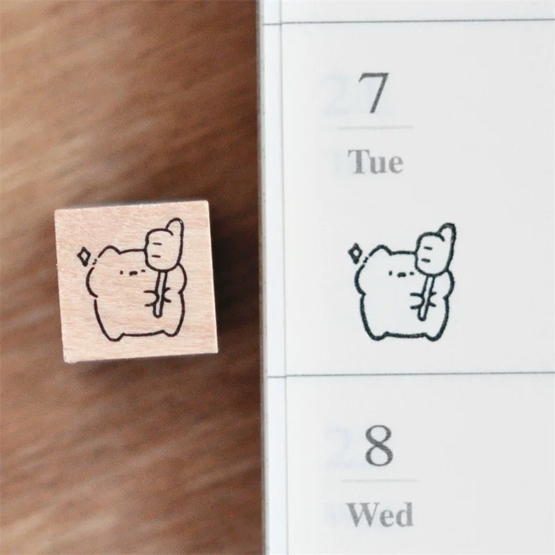 [NEW] Mini Cat Series | Mini Wooden Rubber Stamp (10 designs)