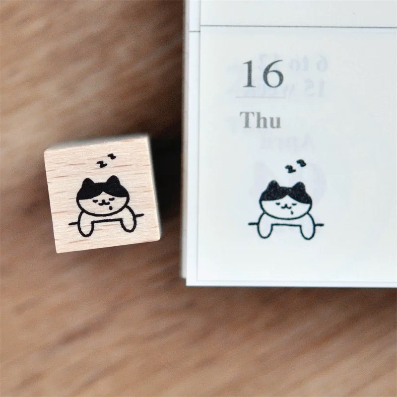 [NEW] Mini Cat Series | Mini Wooden Rubber Stamp (10 designs)