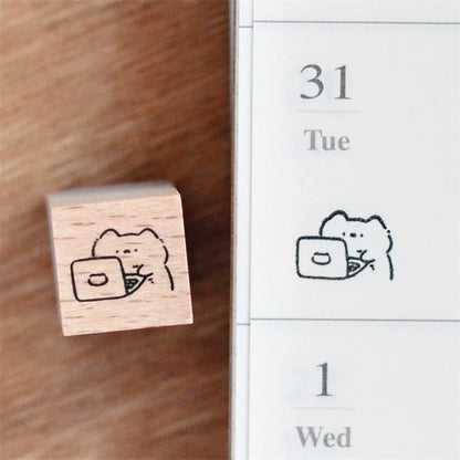 [NEW] Mini Cat Series | Mini Wooden Rubber Stamp (10 designs)