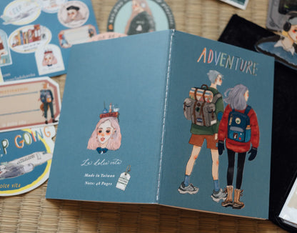 Adventure awaits | Passport Size Notebook