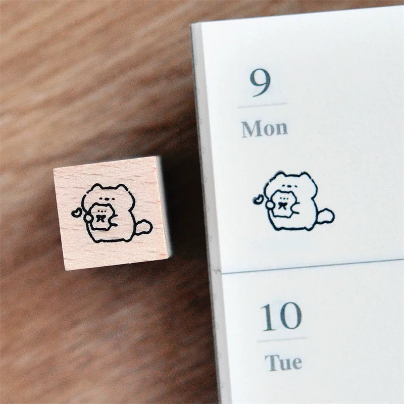 [NEW] Mini Cat Series | Mini Wooden Rubber Stamp (10 designs)