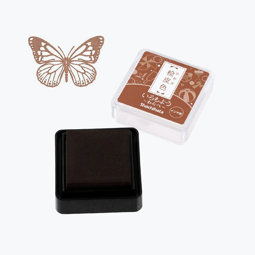 Shachihata Stamp Ink Pad - Iromoyo - Mini - Cypress Bark