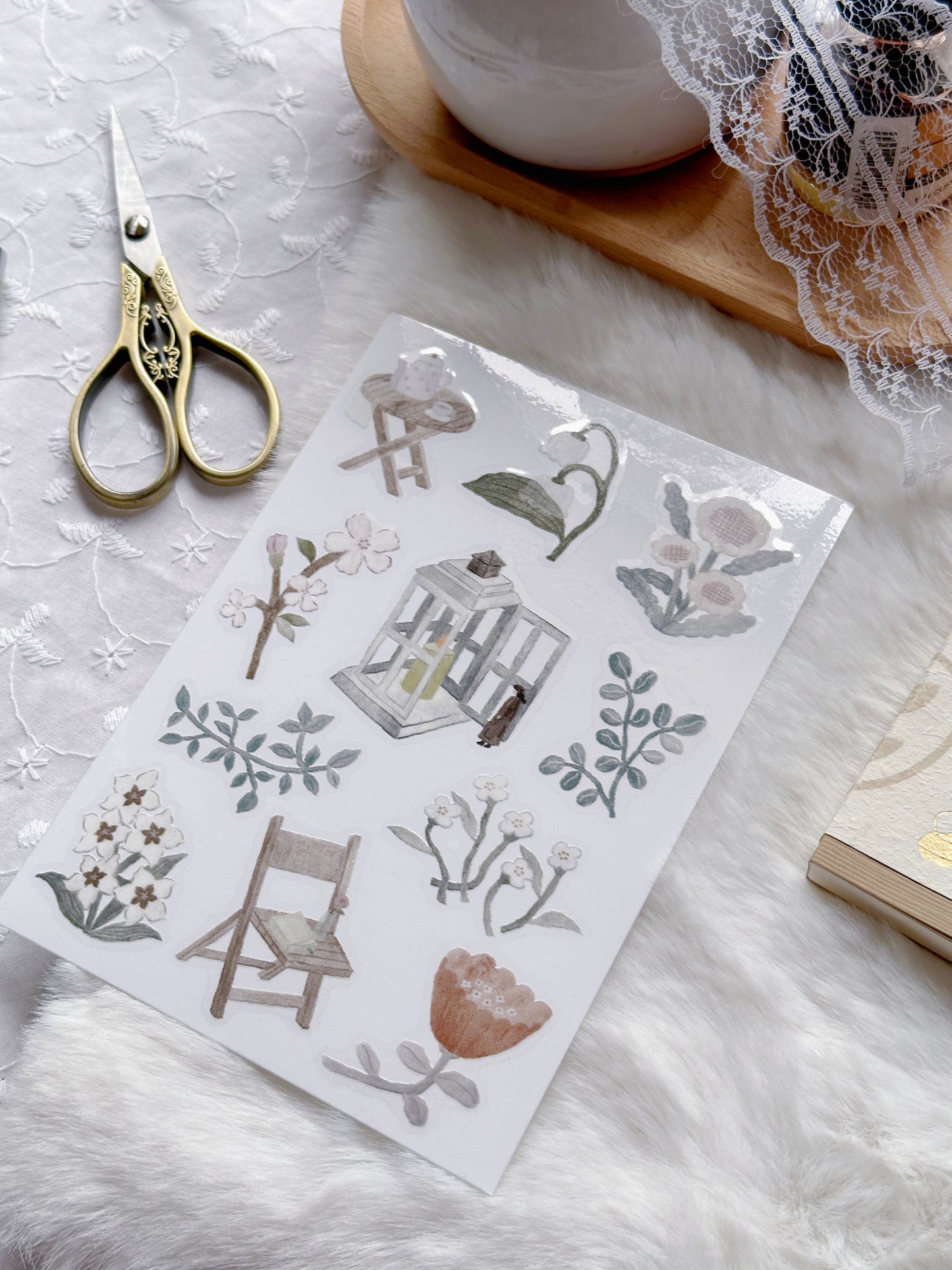 The Afternoon's Garden | Transfer Stickers (set of 2)