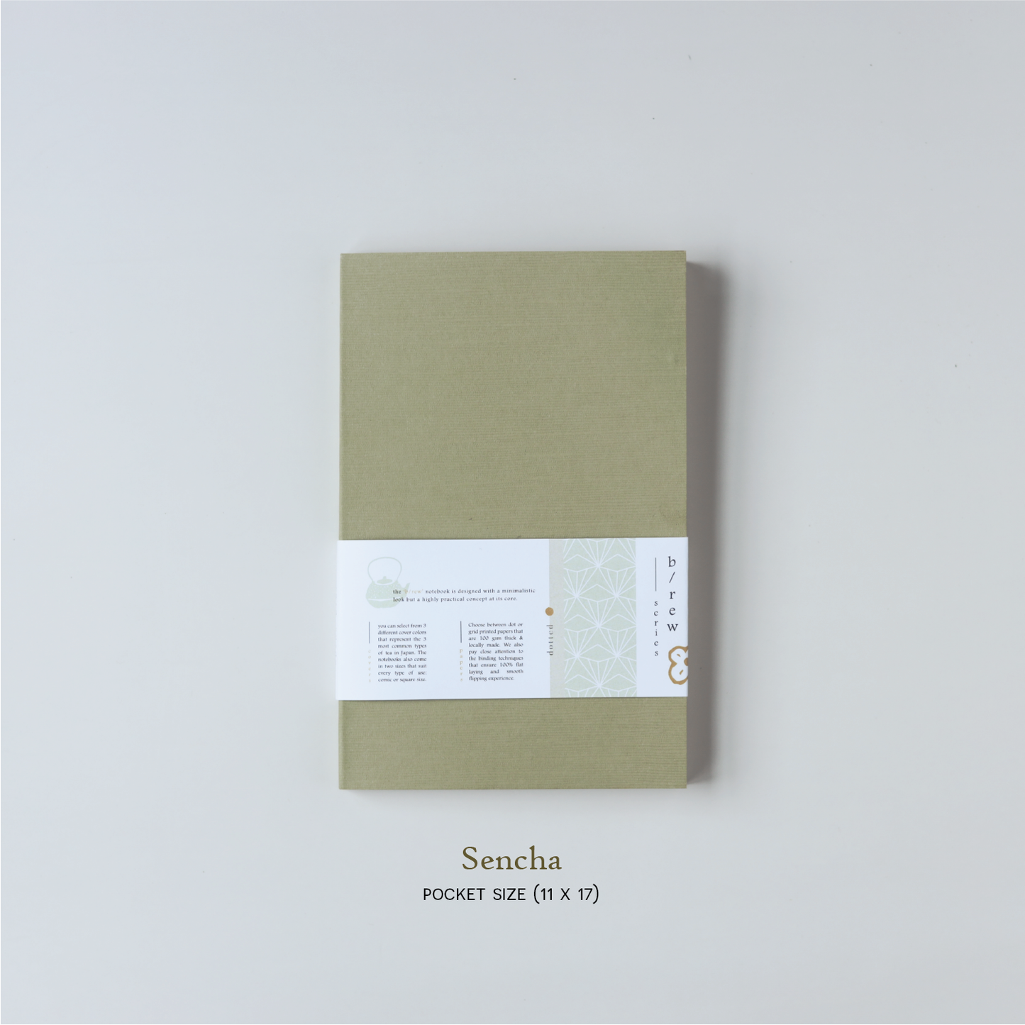 B/rew | Japanese Tea Inspired A6 Notebook (3 Color)