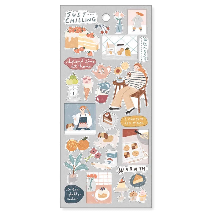 Snack Sticker Sheet (NEW) Just Chilling - Let’s make a snack | Sticker Sheet – Hope and Letters
