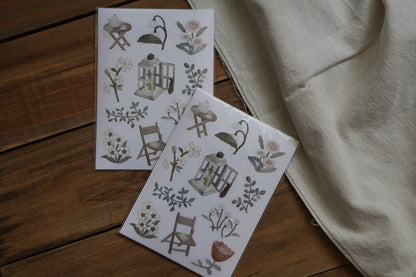 The Afternoon's Garden | Transfer Stickers (set of 2)