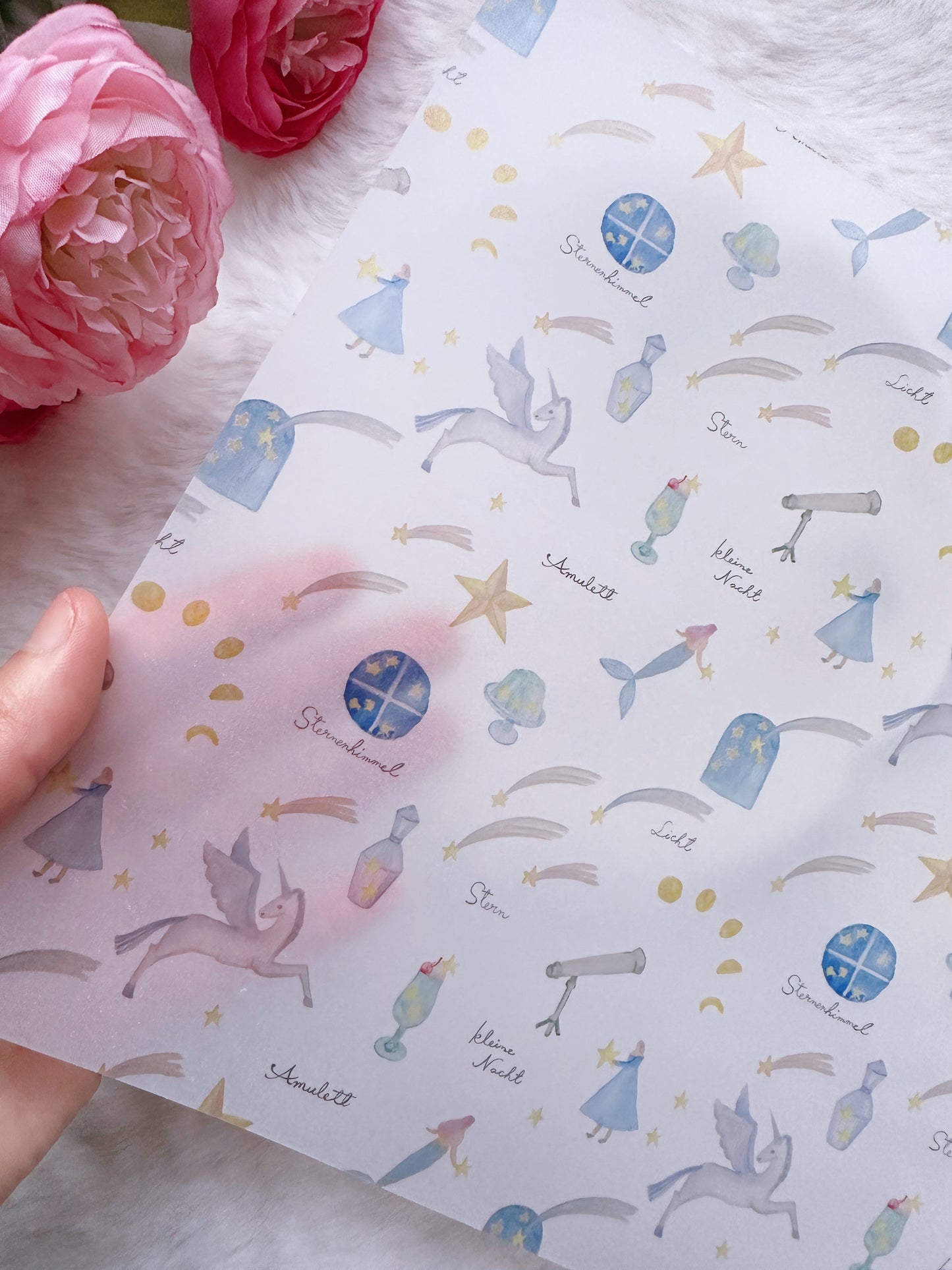 (NEW) Kin.Iro.Hitode Stardust Dreams | A4 Vellum Paper