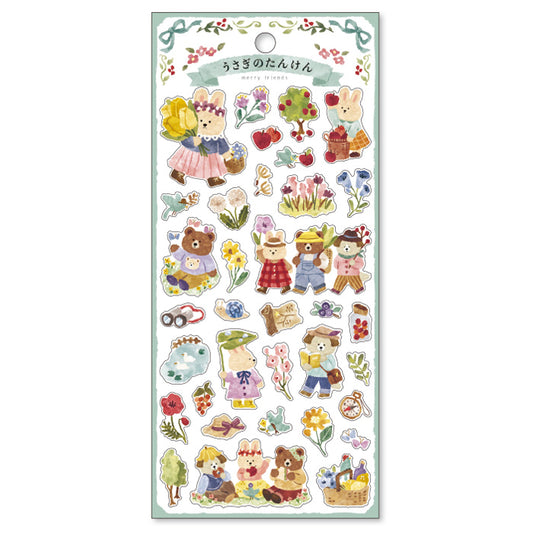 (NEW) Merry Friends - Exploration of Rabbits | Sticker Sheet