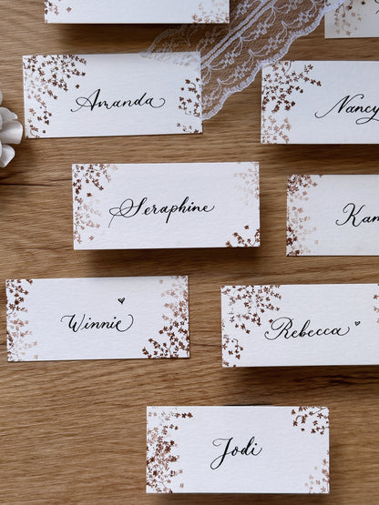 Wedding Place Cards (Handwritten)