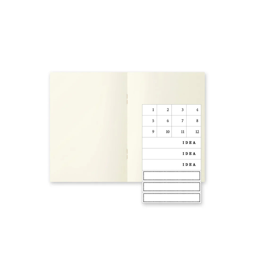 (NEW) Midori MD Notebook Light A6 - Grid - Pack of 3