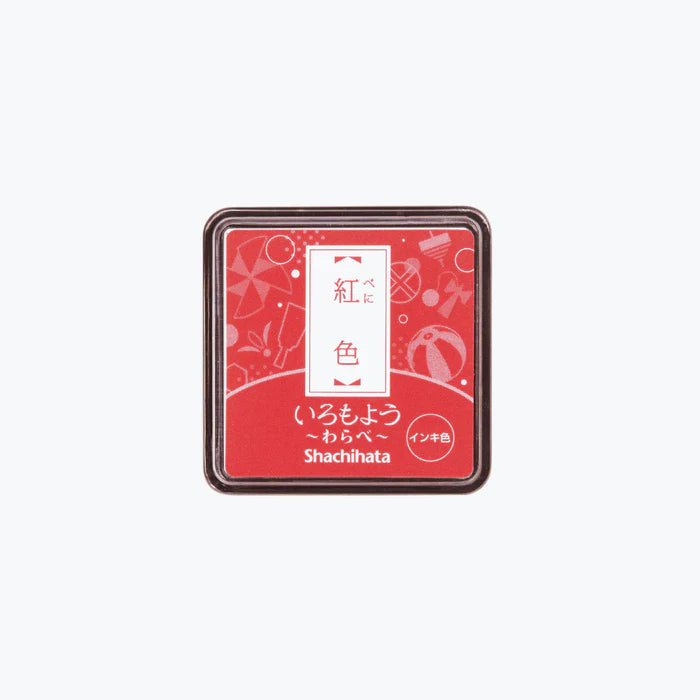 Shachihata Stamp Ink Pad - Iromoyo - Mini - Red