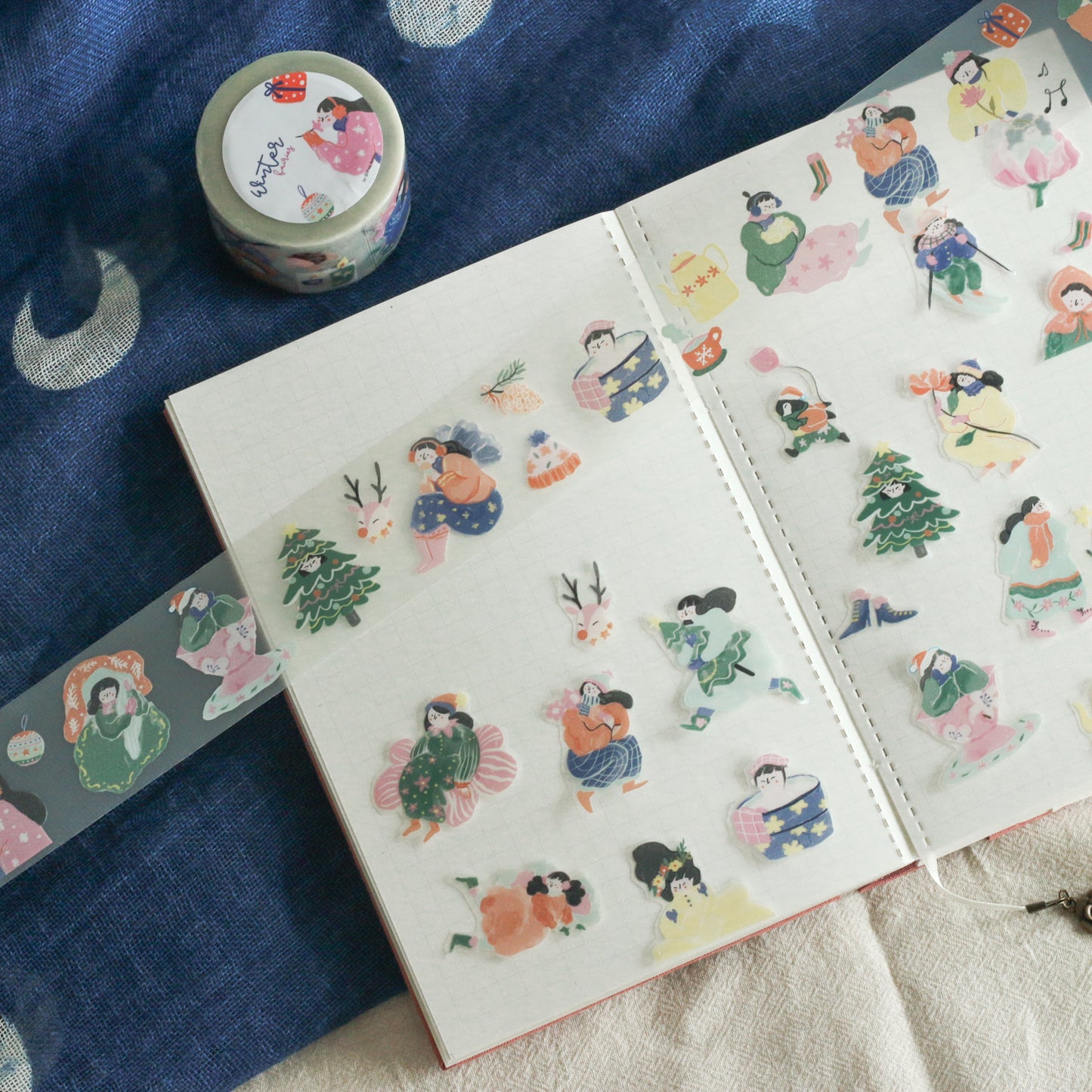 Winter Fairies | Kiss Cut PET Tape Stickers