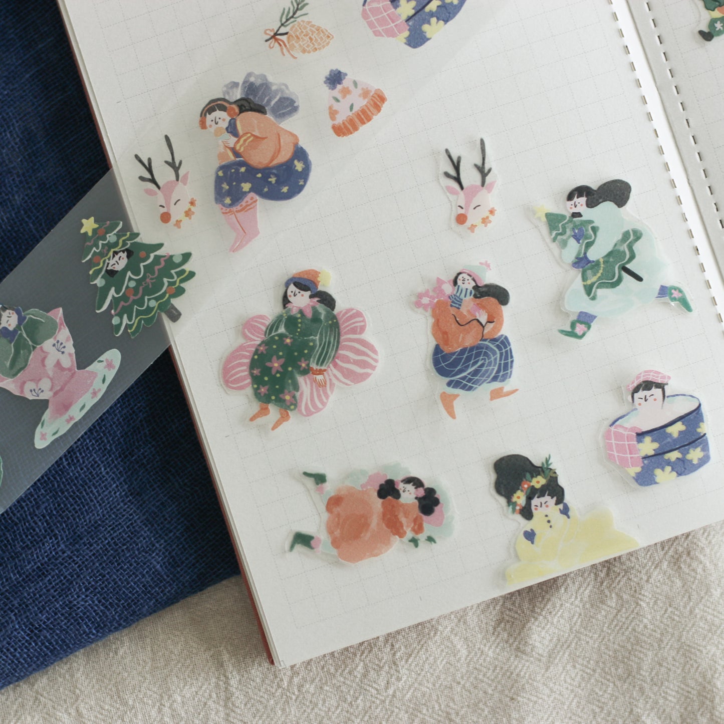 Winter Fairies | Kiss Cut PET Tape Stickers